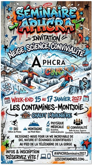 Affiche du séminaire de l'APHCRA 2027